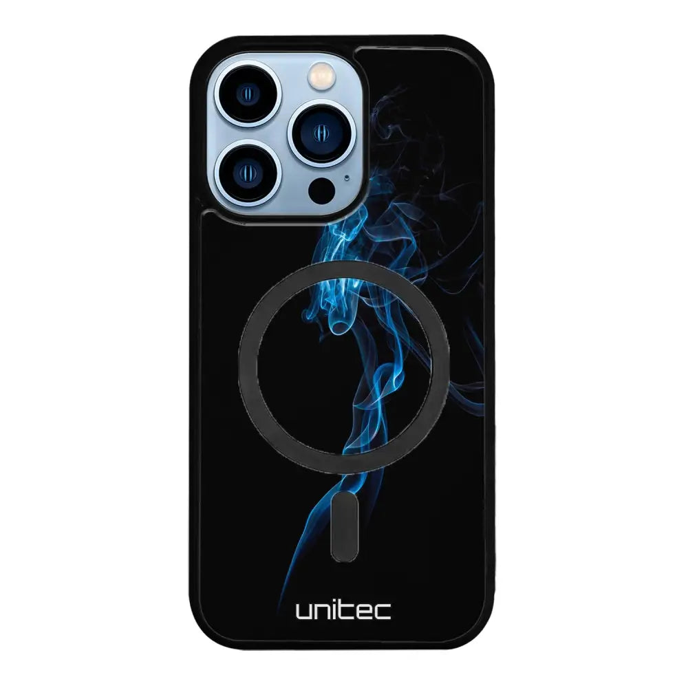 iPhone 13 Pro Max suojakuoret - Blue Smoke On Black