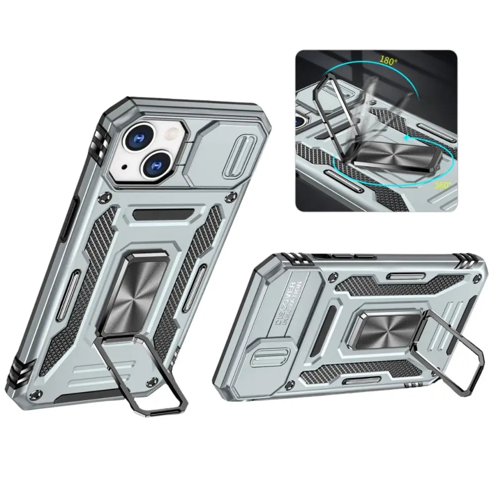 iPhone 14 Armor suojakuori - Harmaa