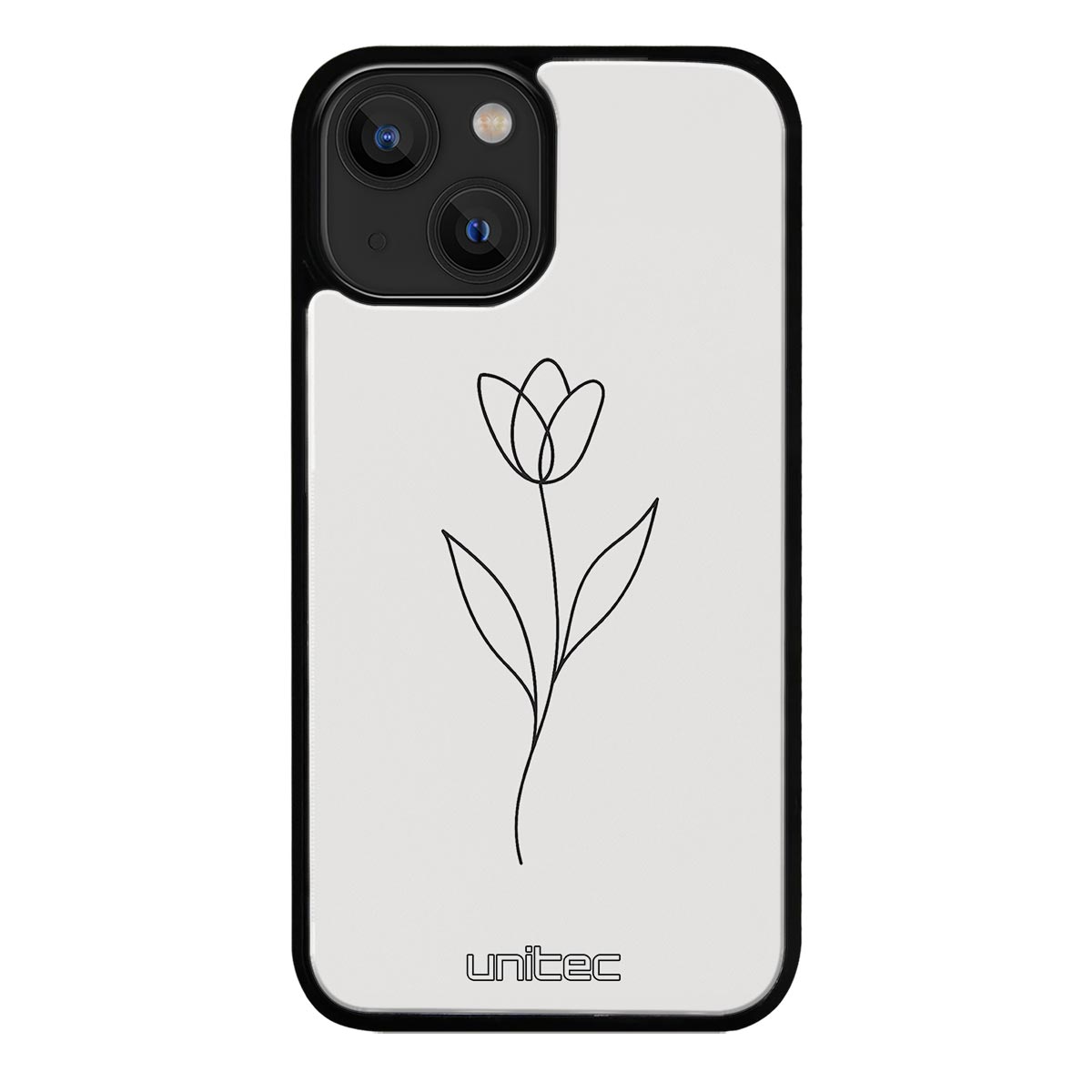 iPhone 14 Plus Suojakuoret Minimalistic – Elegant Tulip