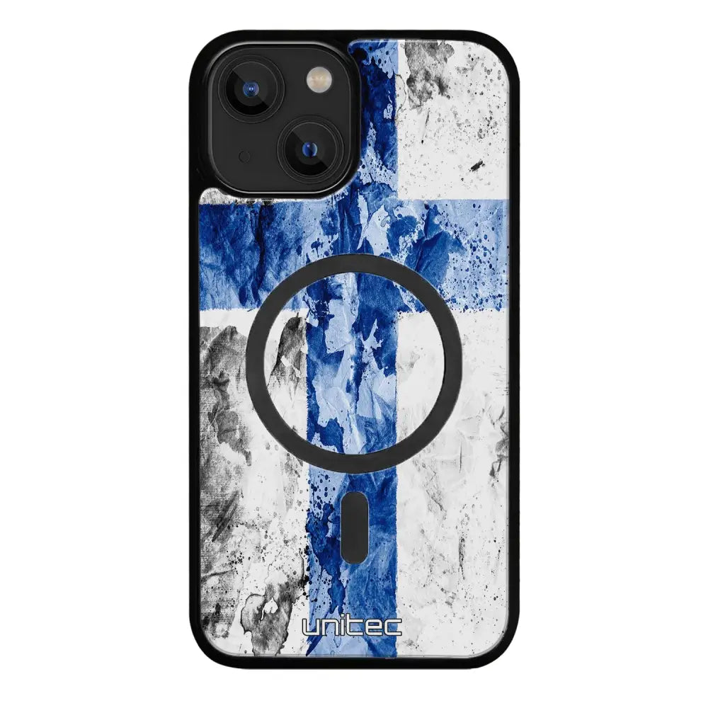 iPhone 14 Plus suojakuoret - Painted Finnish Flag