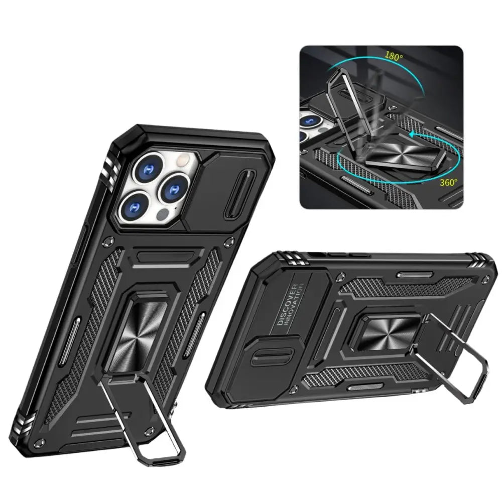 iPhone 14 Pro Armor suojakuori - Musta