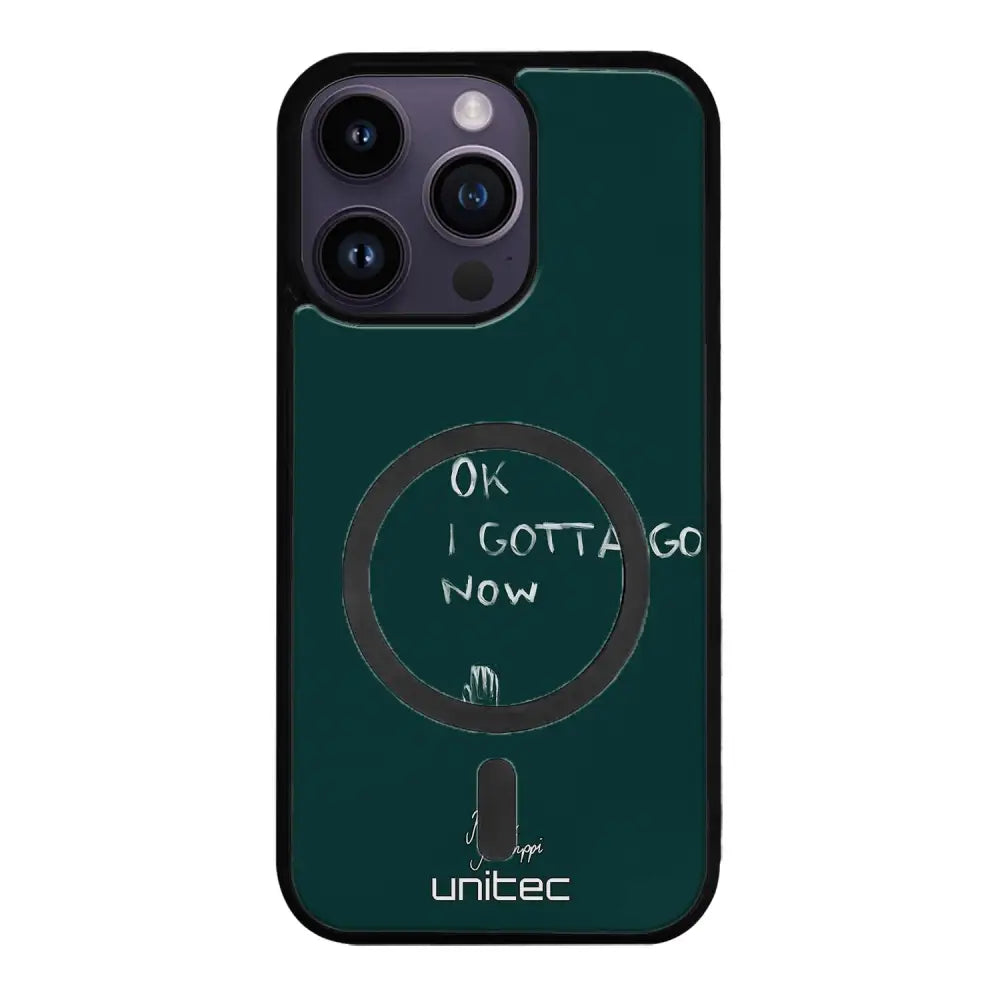 iPhone 14 Pro surrealistic sadness suojakuoret - Ok I Gotta Go - Noora Kämppi