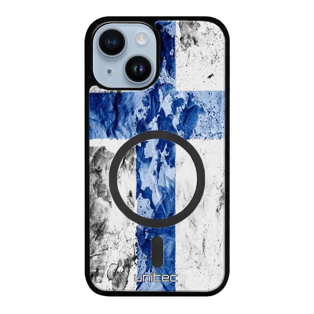iPhone 14 suojakuoret - Painted Finnish Flag