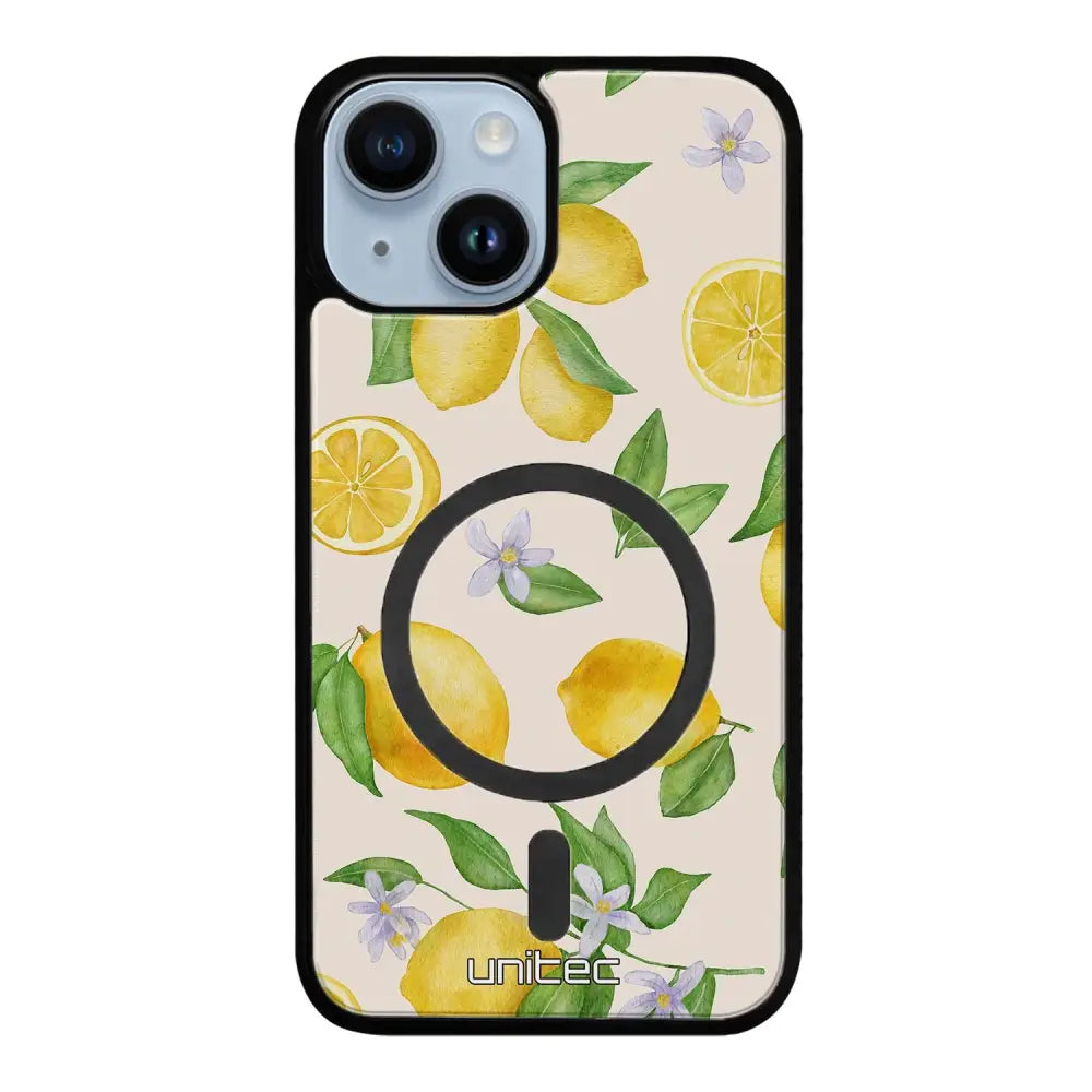 iPhone 15 hedelmä suojakuoret - Lemon