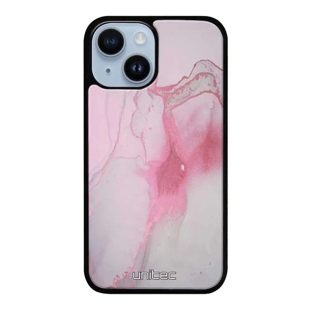 iPhone 15 marmori suojakuoret - Pink Pok Rie - Ei