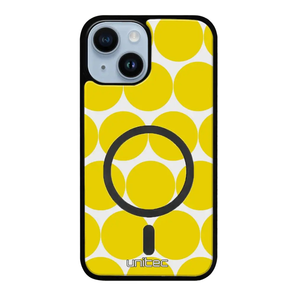 iPhone 15 pallo suojakuoret - Keltainen Pallo