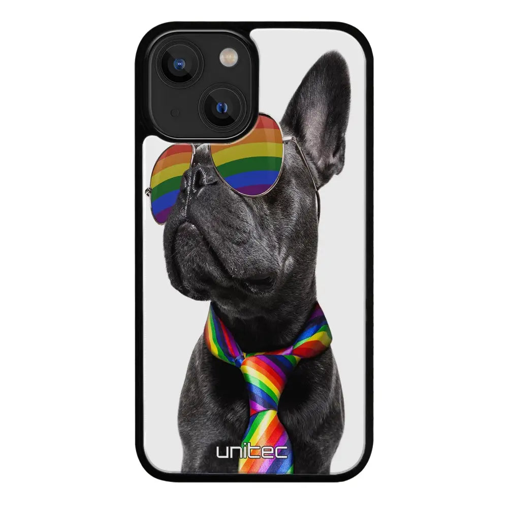iPhone 15 Plus pride suojakuoret - Pride Dog - Ei