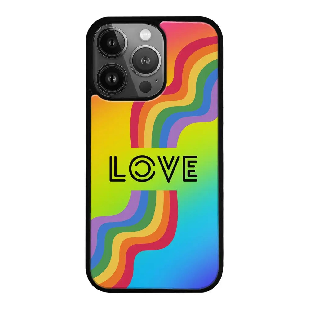 iPhone 15 Pro Max pride suojakuoret - Love - Ei