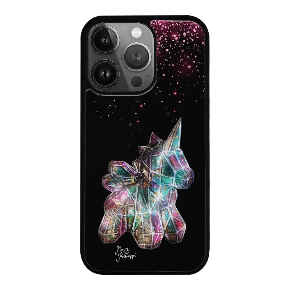 iPhone 15 Pro Max unicorn suojakuoret - Pinkki - Noora Kämppi - Ei