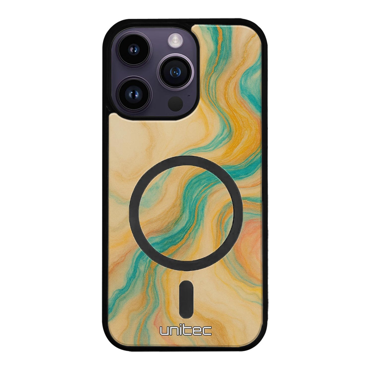 iPhone 15 Pro Suojakuoret Marmori – Emerald Waves