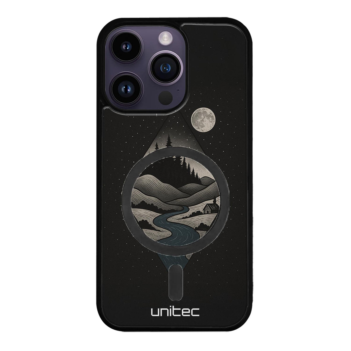 iPhone 15 Pro Suojakuoret Outdoor – Night Forest