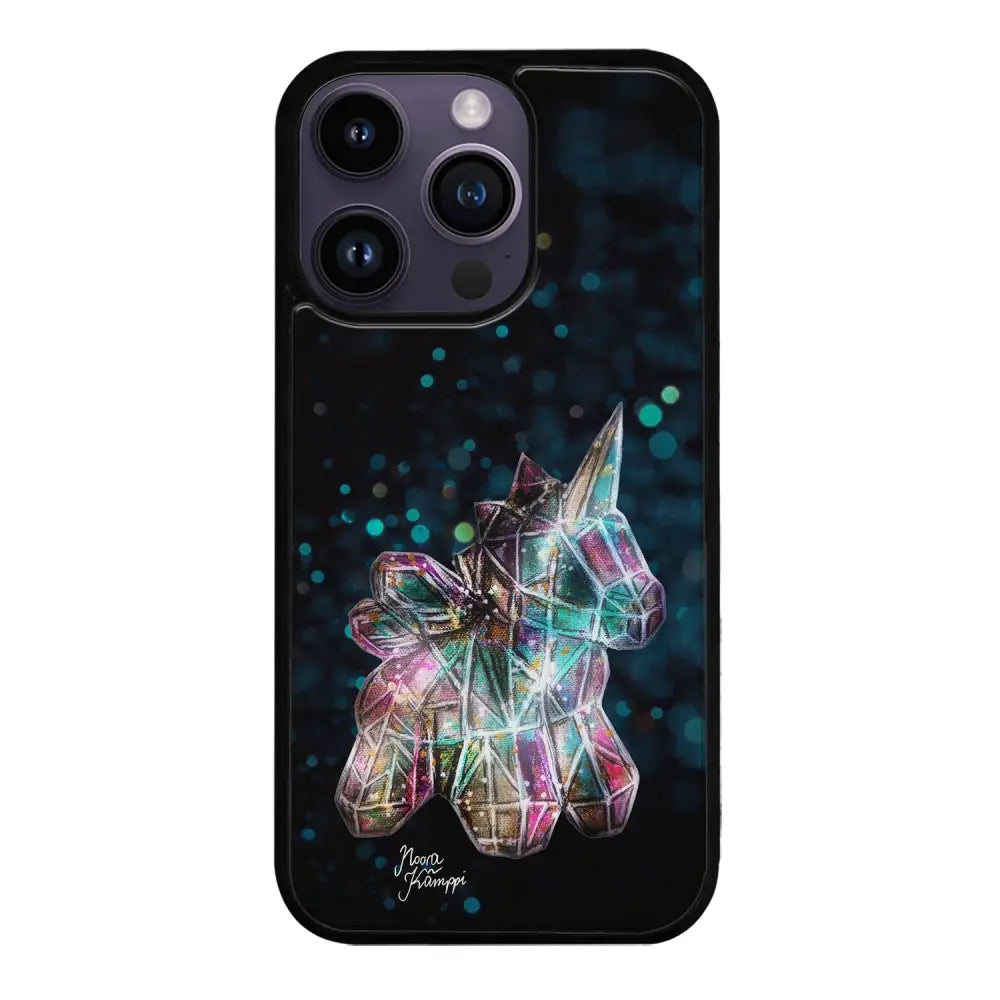 iPhone 15 Pro unicorn suojakuoret - Sininen - Noora Kämppi - Ei