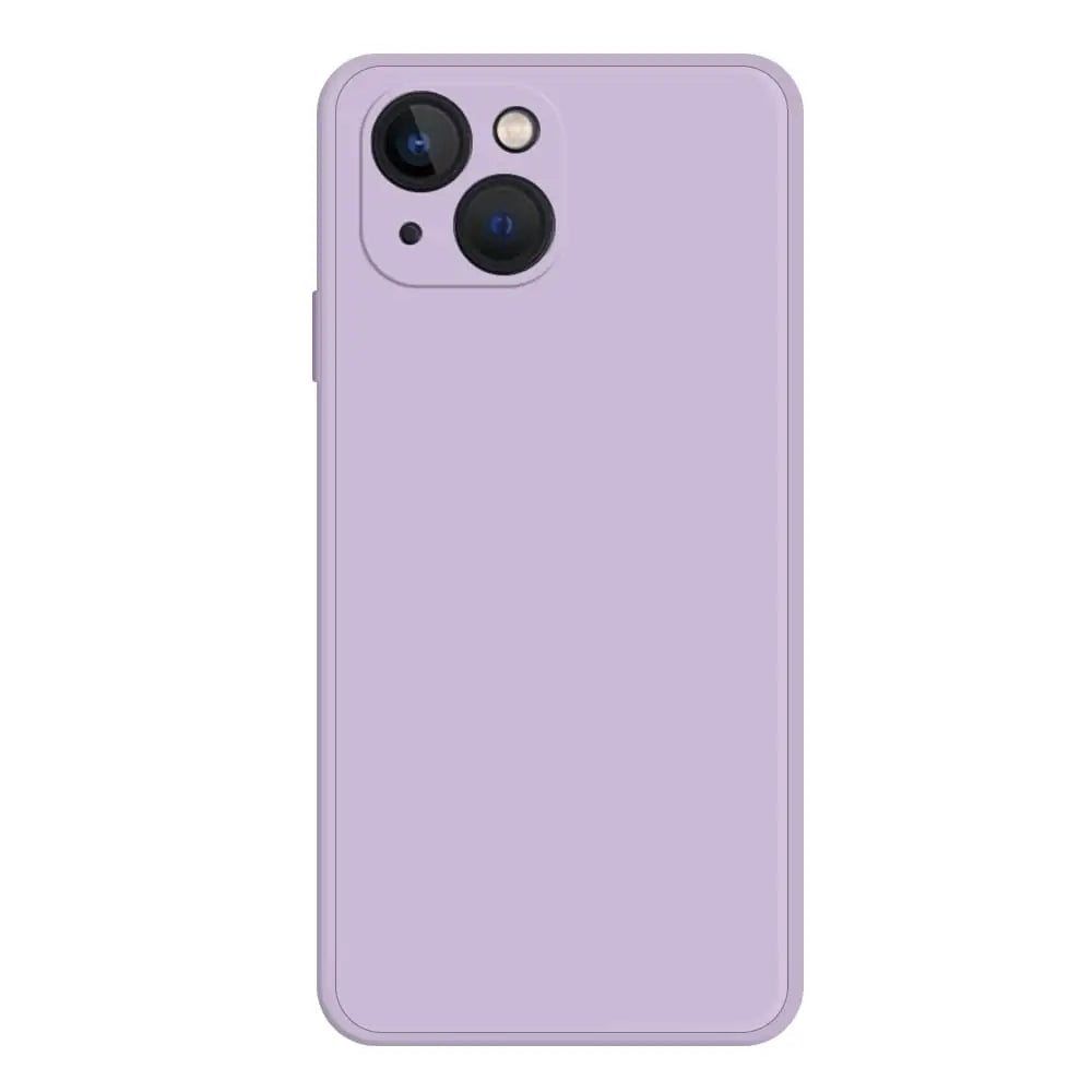 iPhone 15 Silikoni suojakuori - Violetti