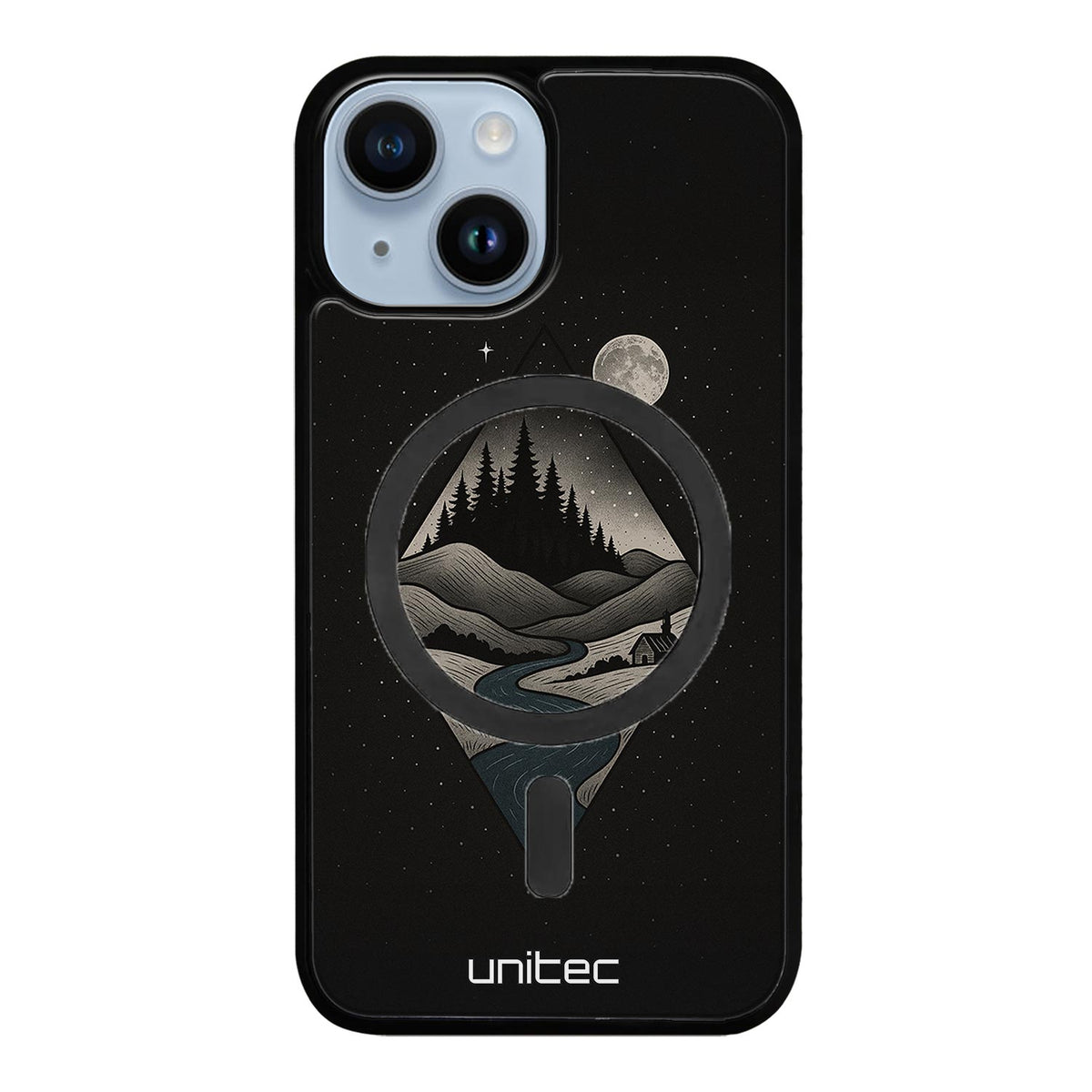 iPhone 15 Suojakuoret Outdoor – Night Forest