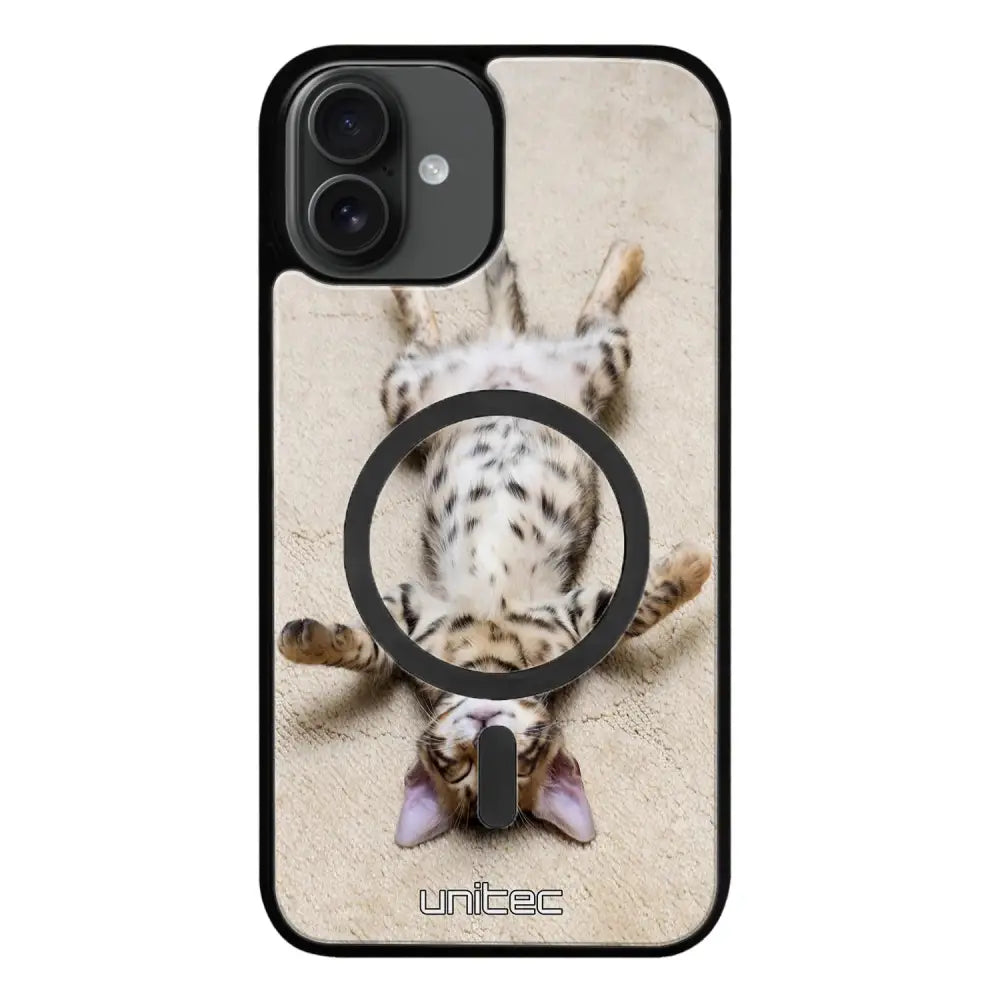 iPhone 16 Plus kissa suojakuoret - Relaxing Cat