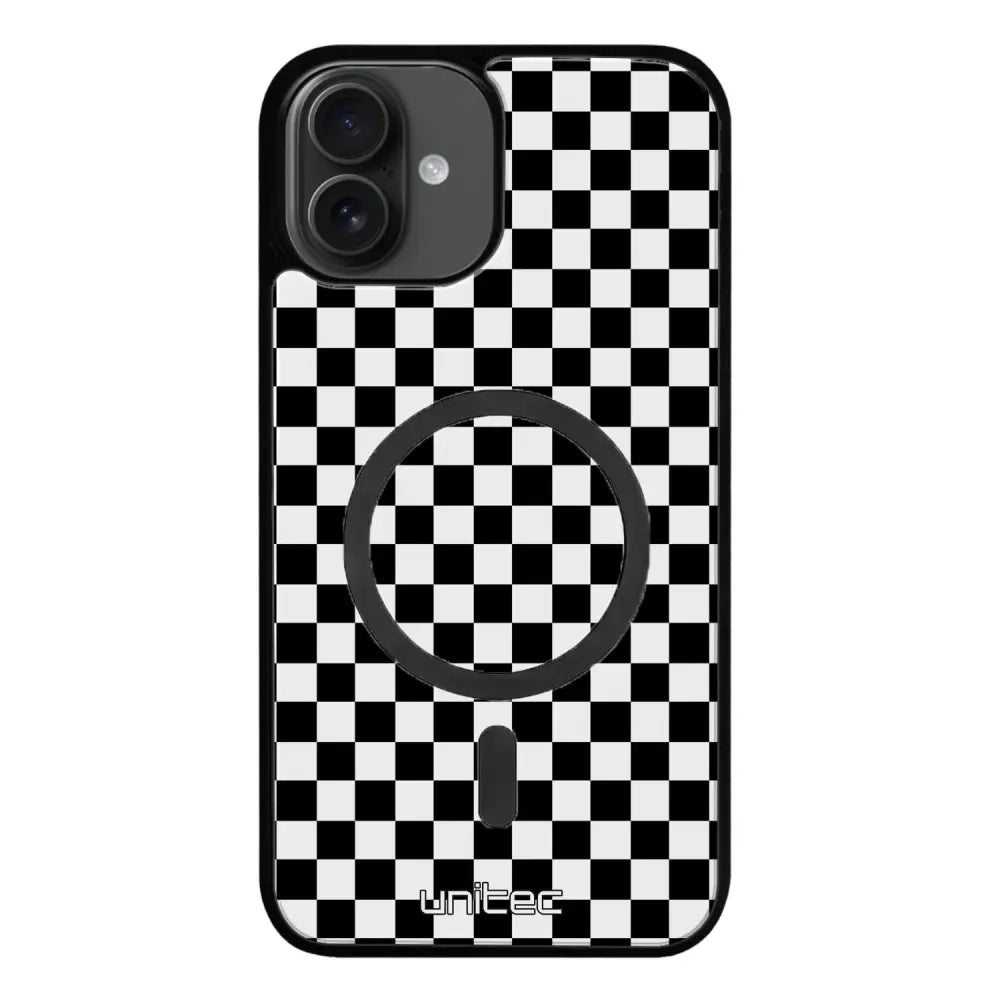 iPhone 16 Plus suojakuoret - Black And White