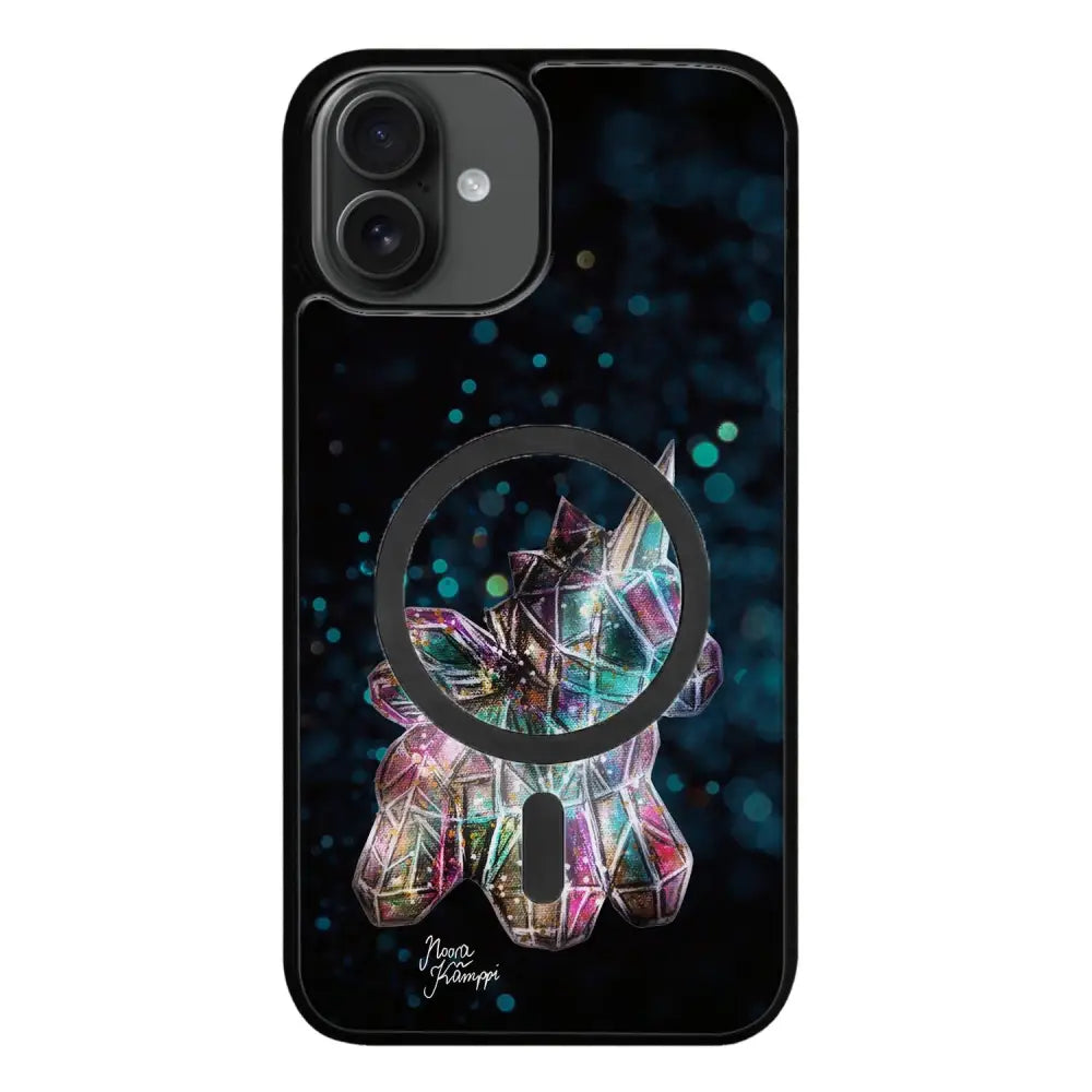 iPhone 16 Plus unicorn suojakuoret - Sininen - Noora Kämppi