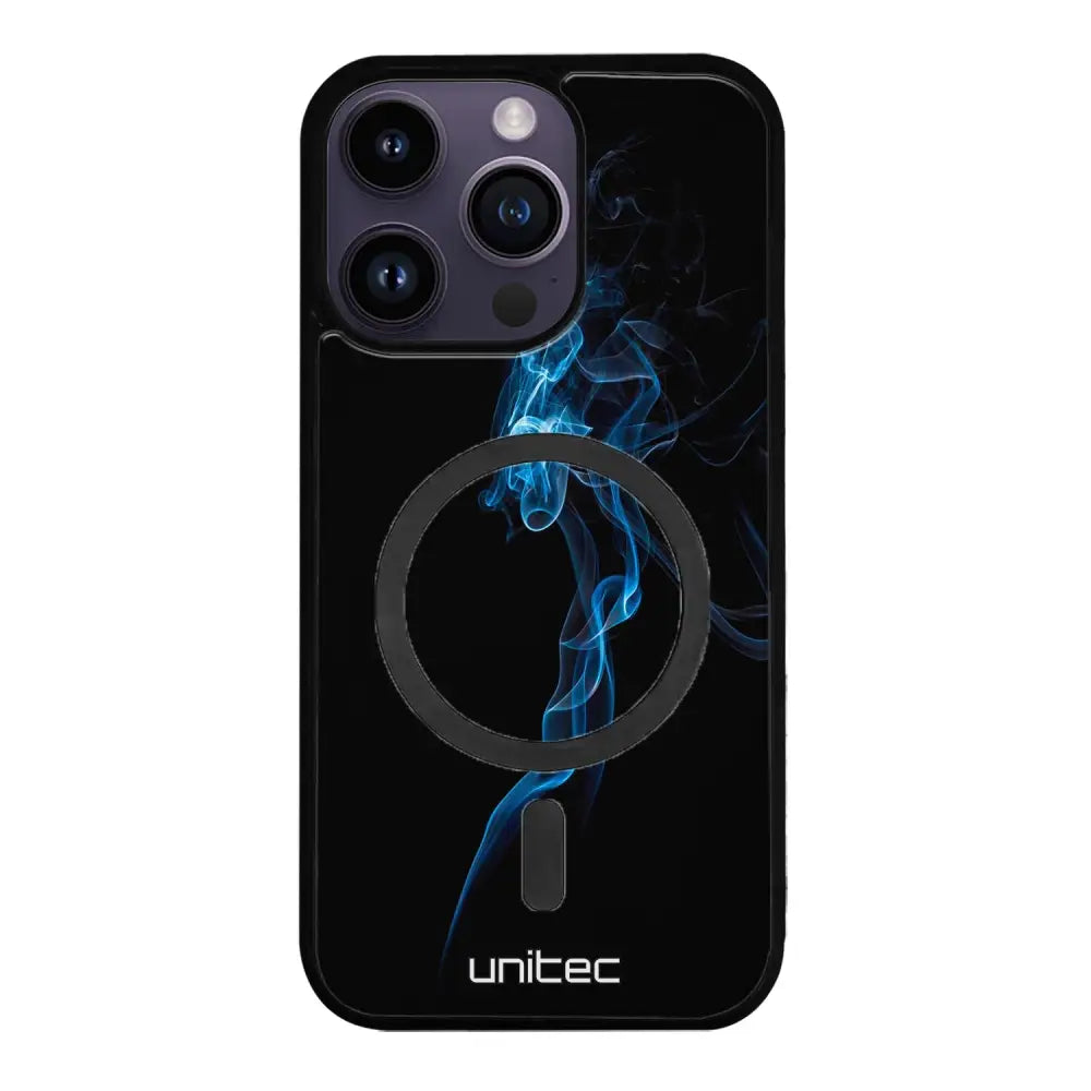 iPhone 16 Pro suojakuoret - Blue Smoke On Black