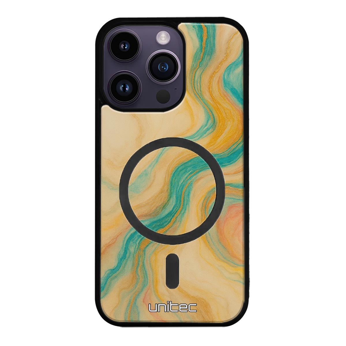 iPhone 16 Pro Suojakuoret Marmori – Emerald Waves