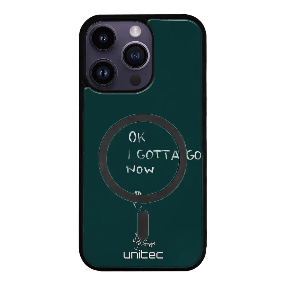 iPhone 16 Pro surrealistic sadness suojakuoret - Ok I Gotta Go - Noora Kämppi