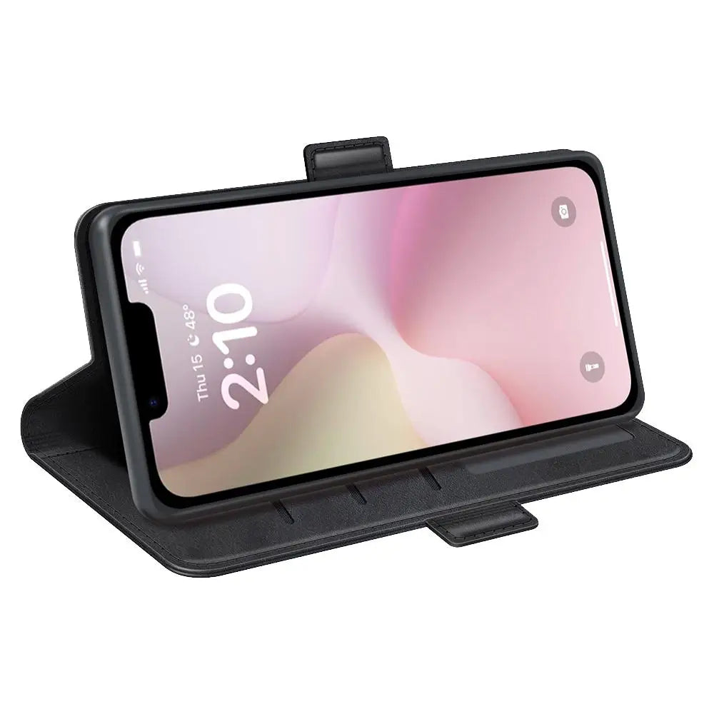 iPhone 16e Lompakko Suojakotelo - Musta