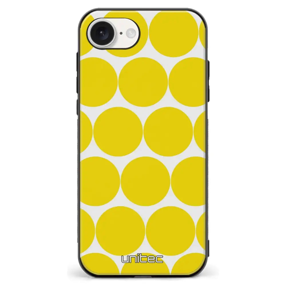 iPhone 16e pallo suojakuoret Keltainen Pallo Ei