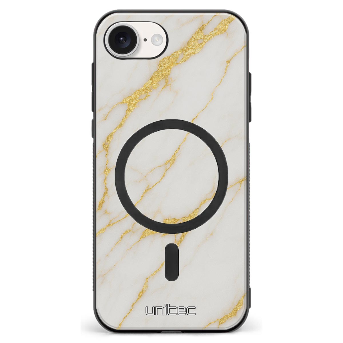 iPhone 16e Suojakuoret Marmori – White Luxe