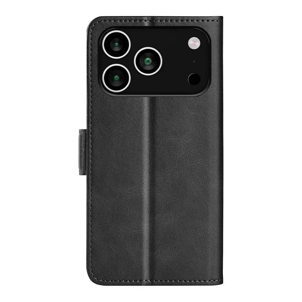 iPhone 17 Pro Lompakko Suojakotelo Musta