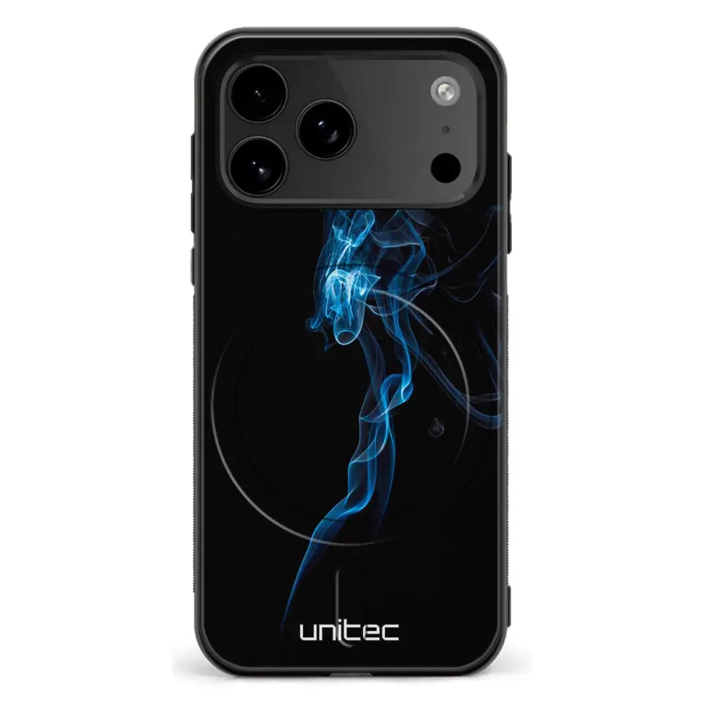 iPhone 17 Pro suojakuoret Blue Smoke On Black
