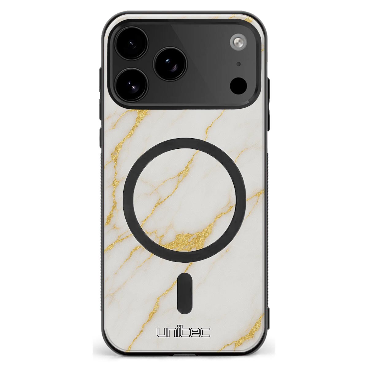 iPhone 17 Pro Suojakuoret Marmori – White Luxe