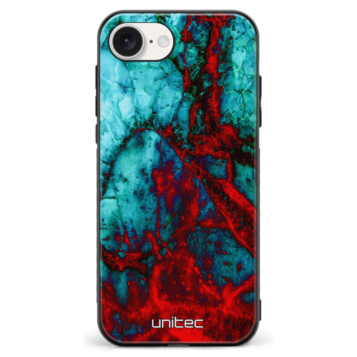 iPhone 17e marmori suojakuoret - Blue Red Marble