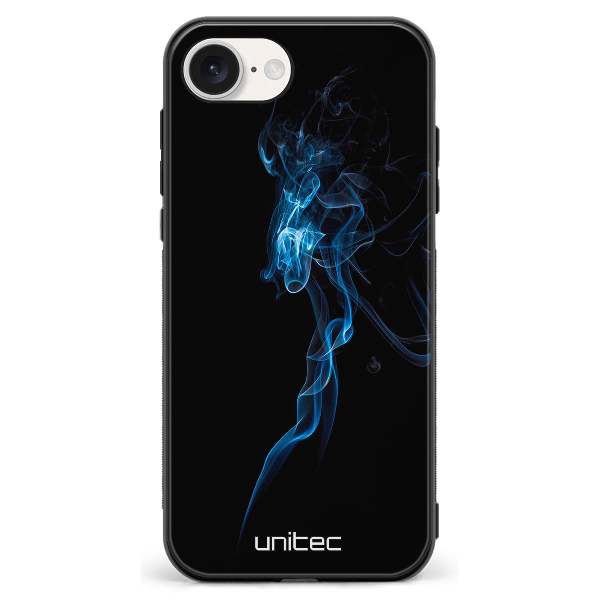iPhone 17e suojakuoret - Blue Smoke On Black