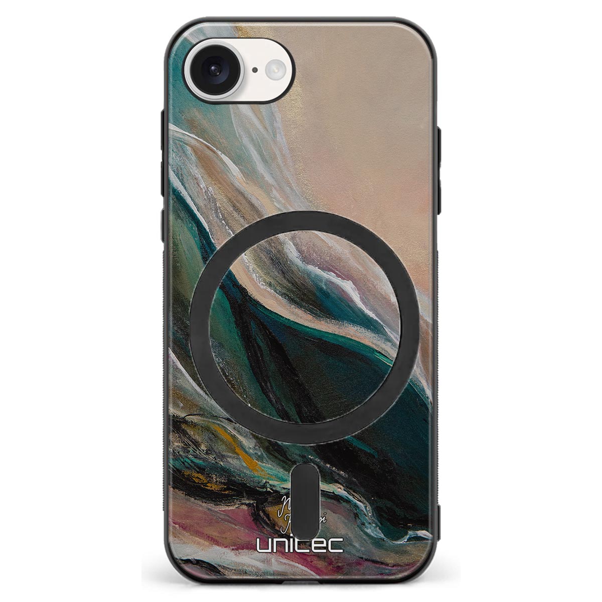 iPhone 17e modern art suojakuoret - Nudge - Noora Kämppi