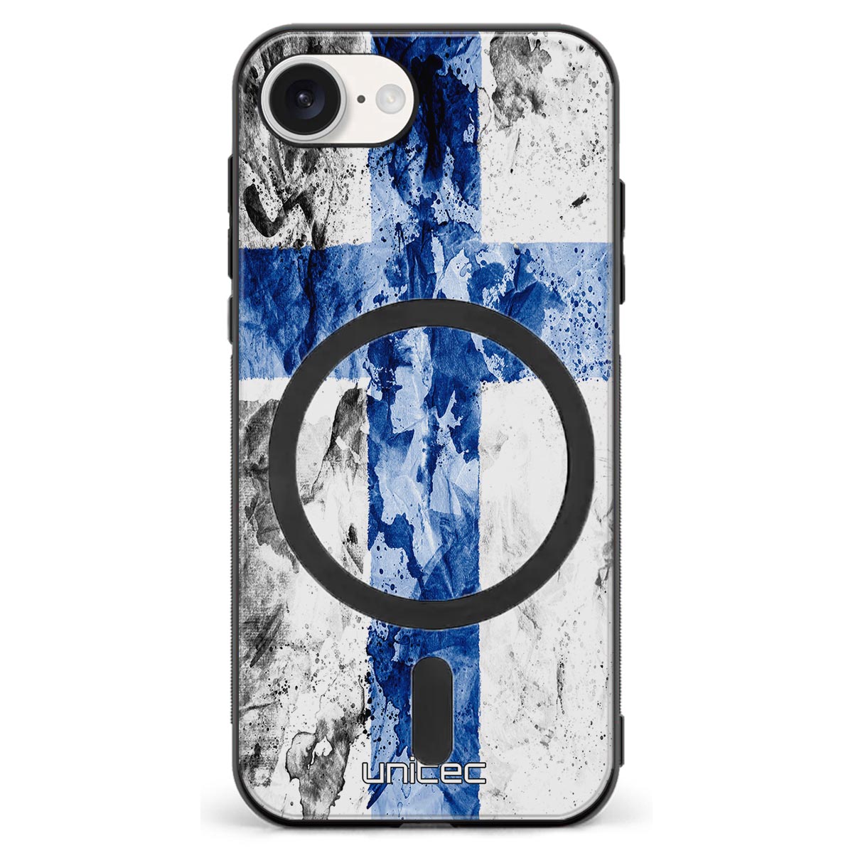 iPhone 17e suojakuoret - Painted Finnish Flag