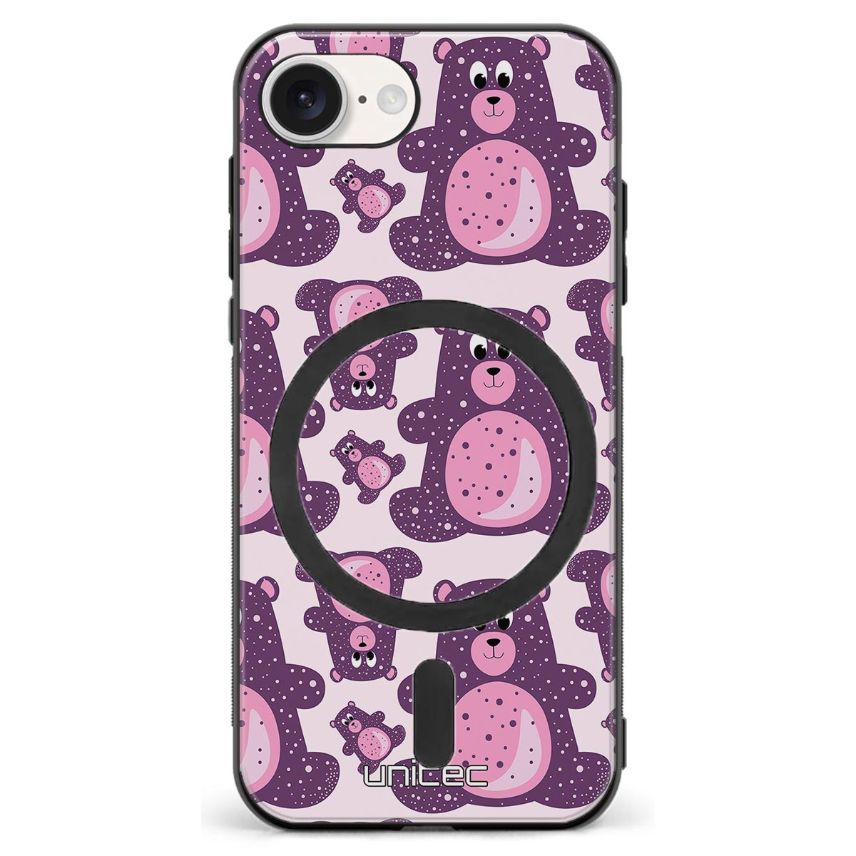 iPhone 17e suojakuoret - Purple Teddy Bear
