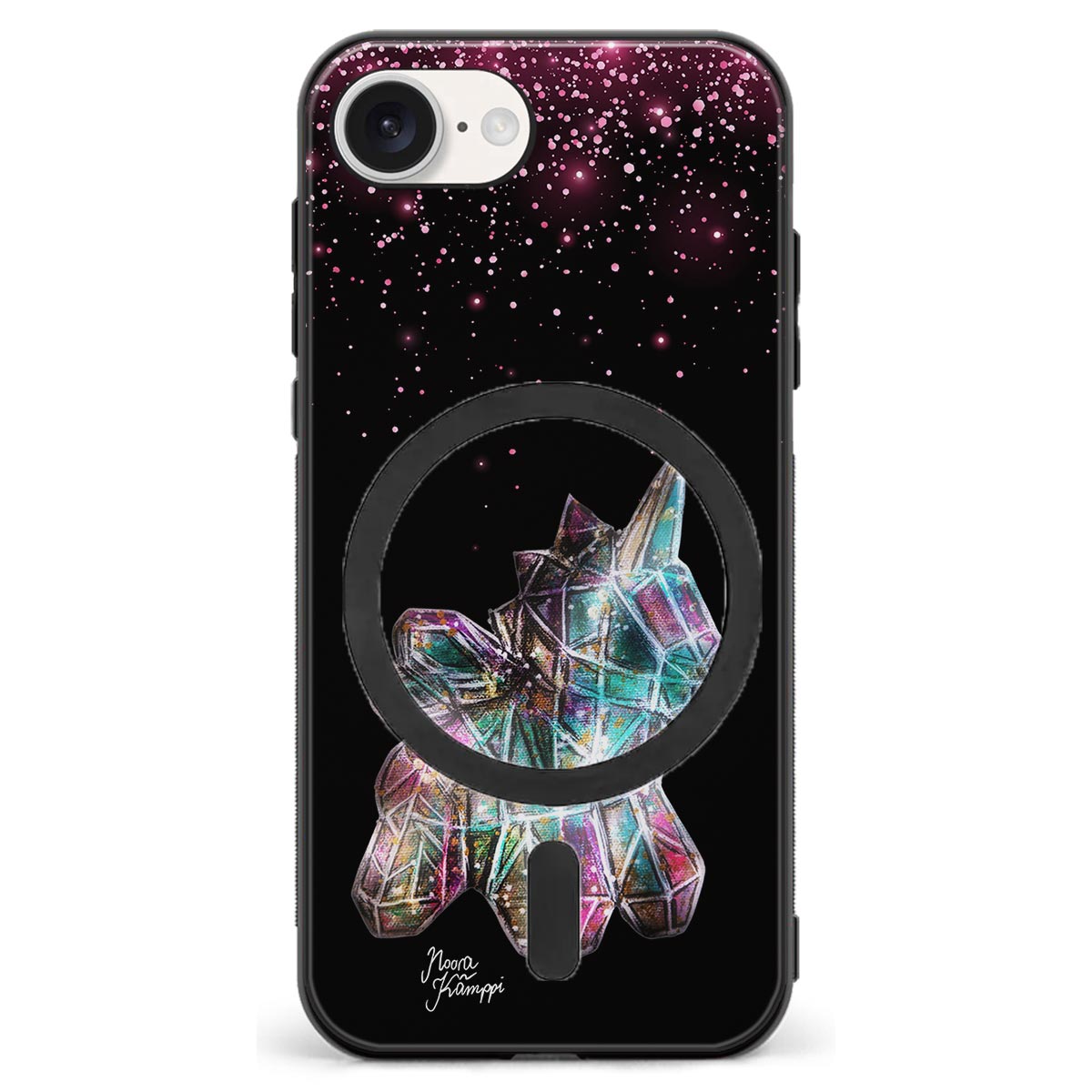 iPhone 17e unicorn suojakuoret - Pinkki - Noora Kämppi