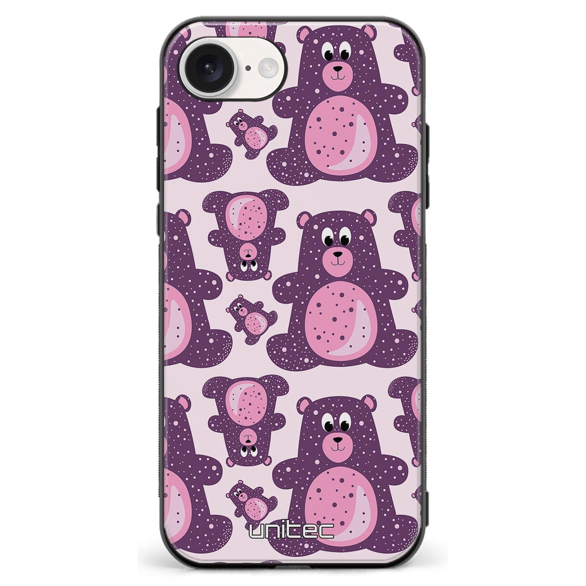 iPhone 17e suojakuoret - Purple Teddy Bear