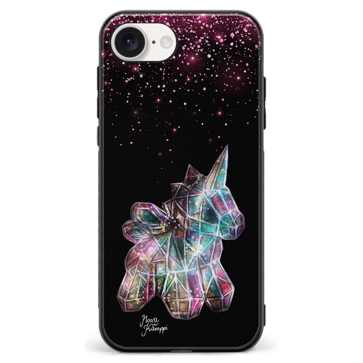 iPhone 17e unicorn suojakuoret - Pinkki - Noora Kämppi