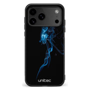 iPhone 18 Pro Max suojakuoret - Blue Smoke On Black