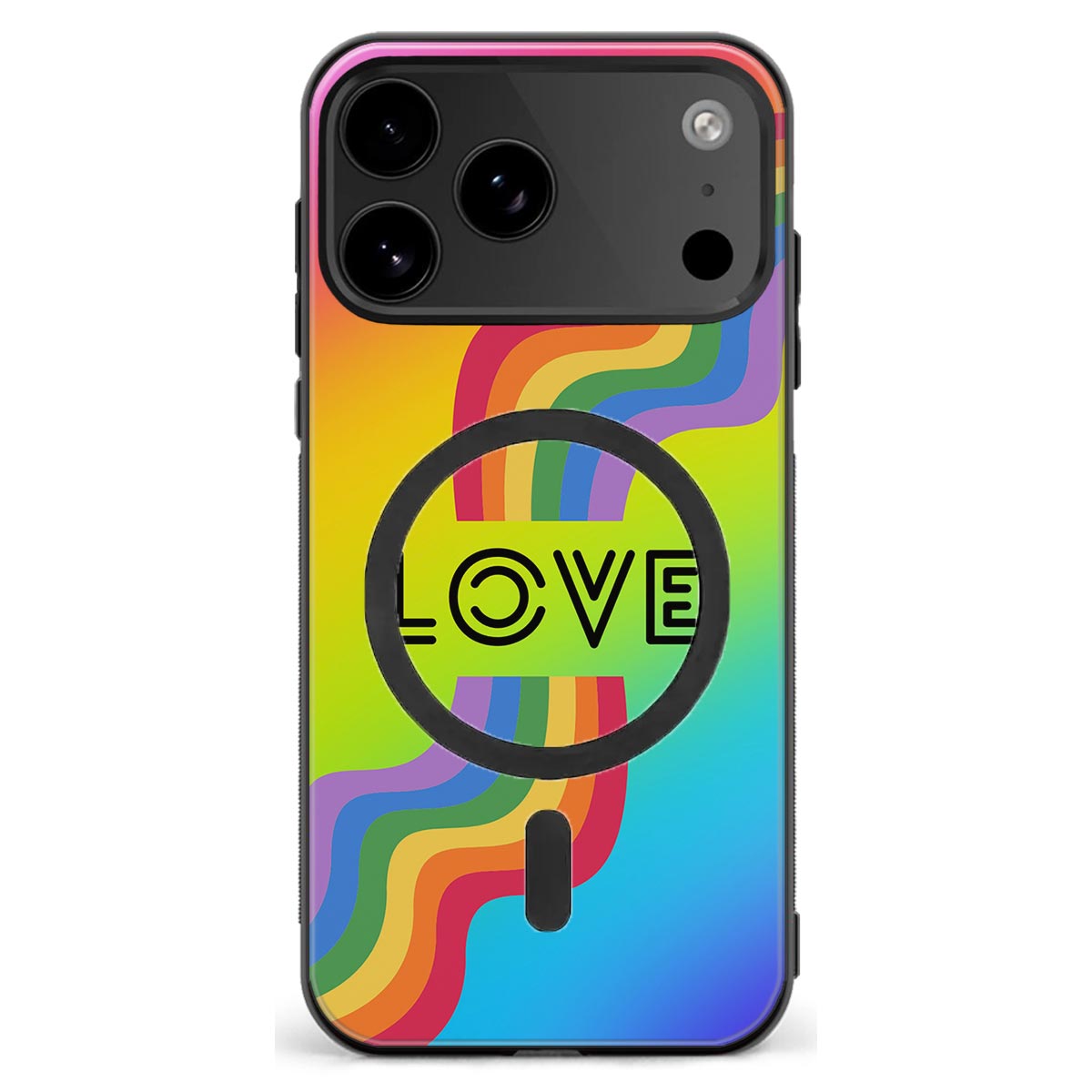 iPhone 18 Pro Max pride suojakuoret - Love