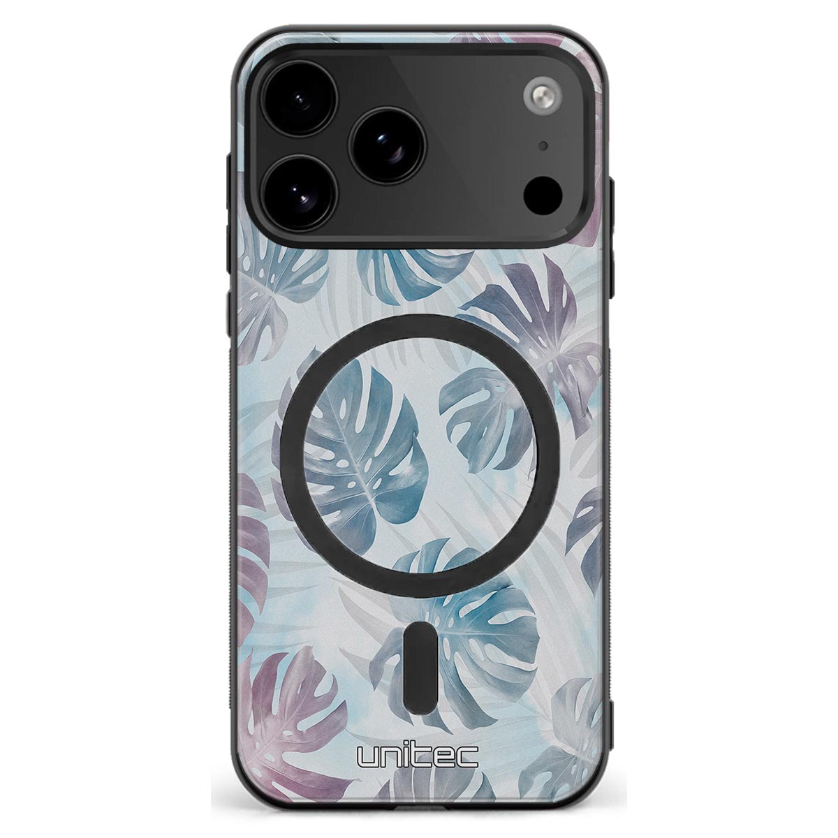 iPhone 18 Pro Max kukka suojakuoret - Monstera Texture