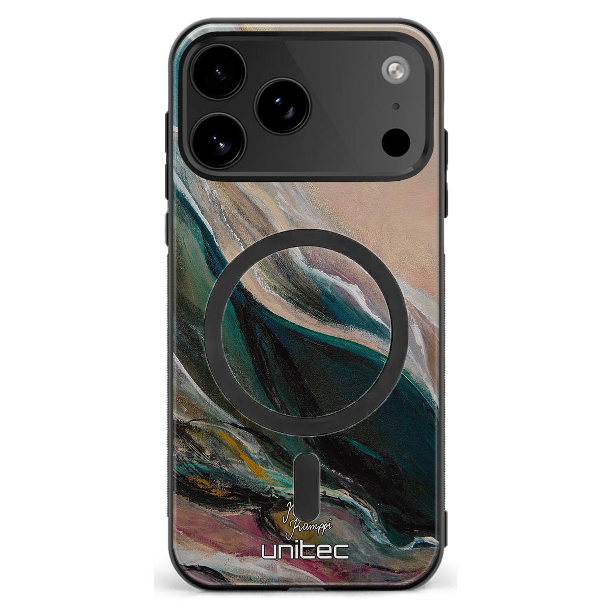 iPhone 18 Pro Max modern art suojakuoret - Nudge - Noora Kämppi