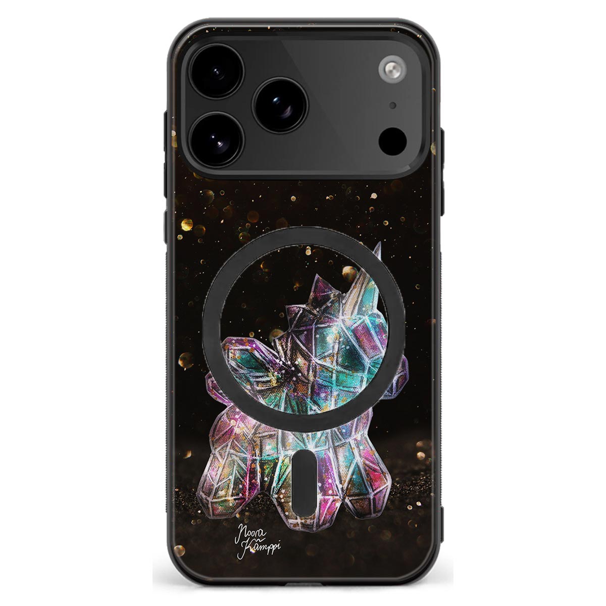 iPhone 18 Pro Max unicorn suojakuoret - Kulta - Noora Kämppi