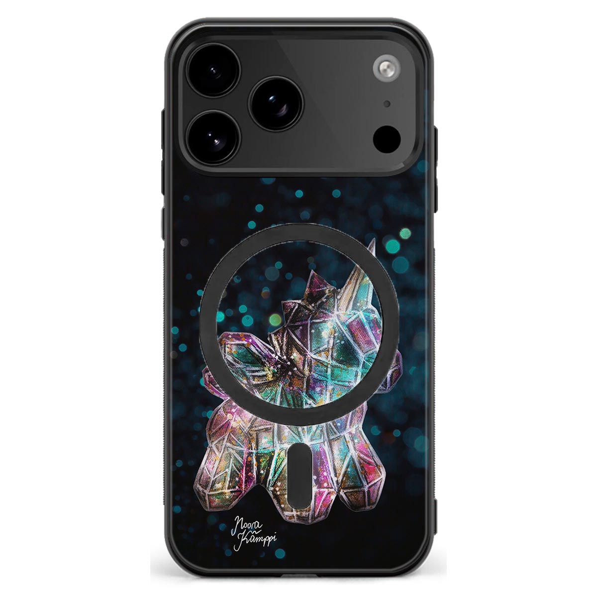 iPhone 18 Pro Max unicorn suojakuoret - Sininen - Noora Kämppi