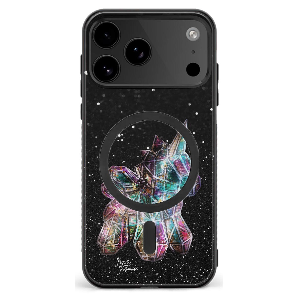 iPhone 18 Pro Max unicorn suojakuoret - Valkoinen - Noora Kämppi