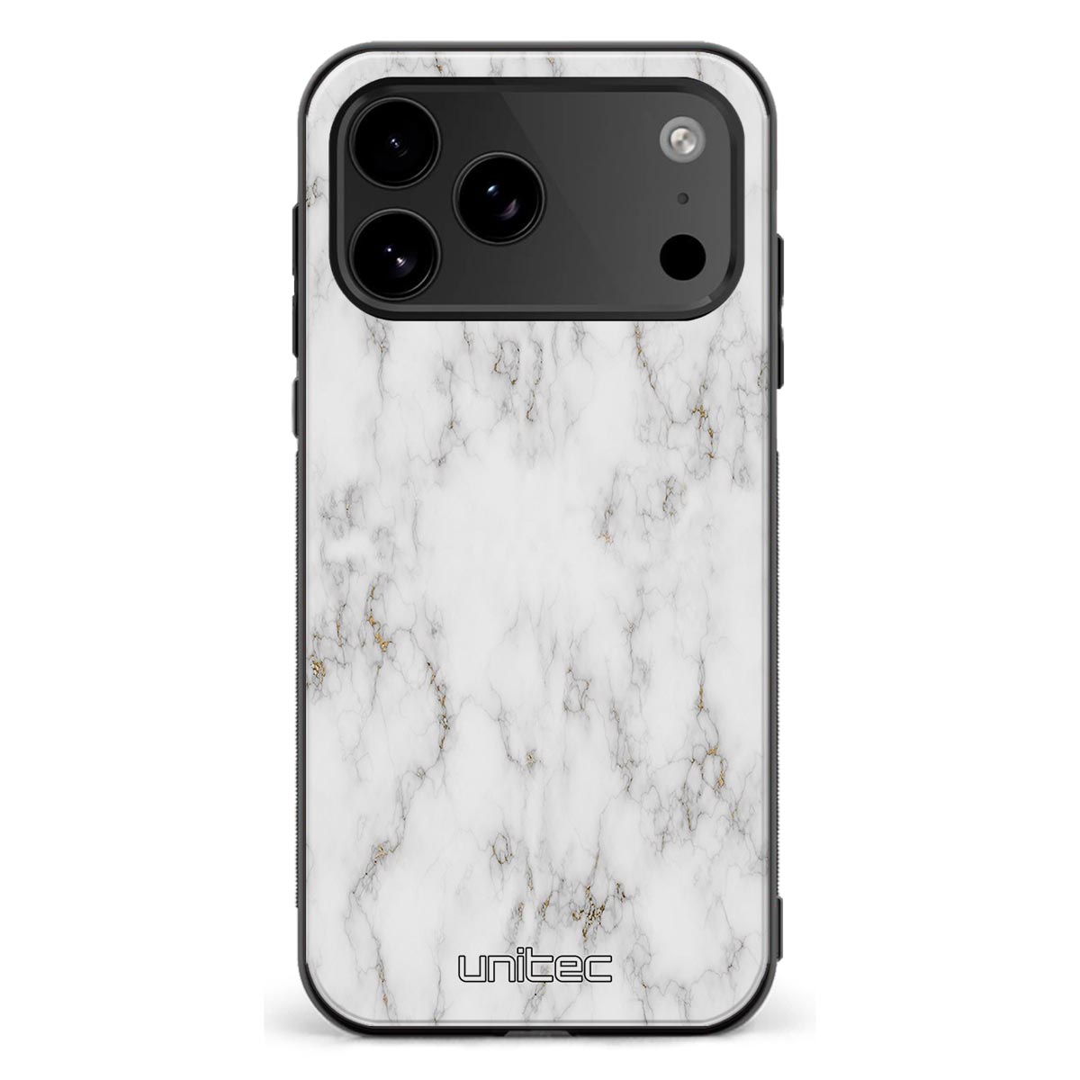 iPhone 18 Pro Max marmori suojakuoret - White Marble