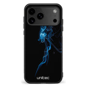 iPhone 18 Pro suojakuoret - Blue Smoke On Black
