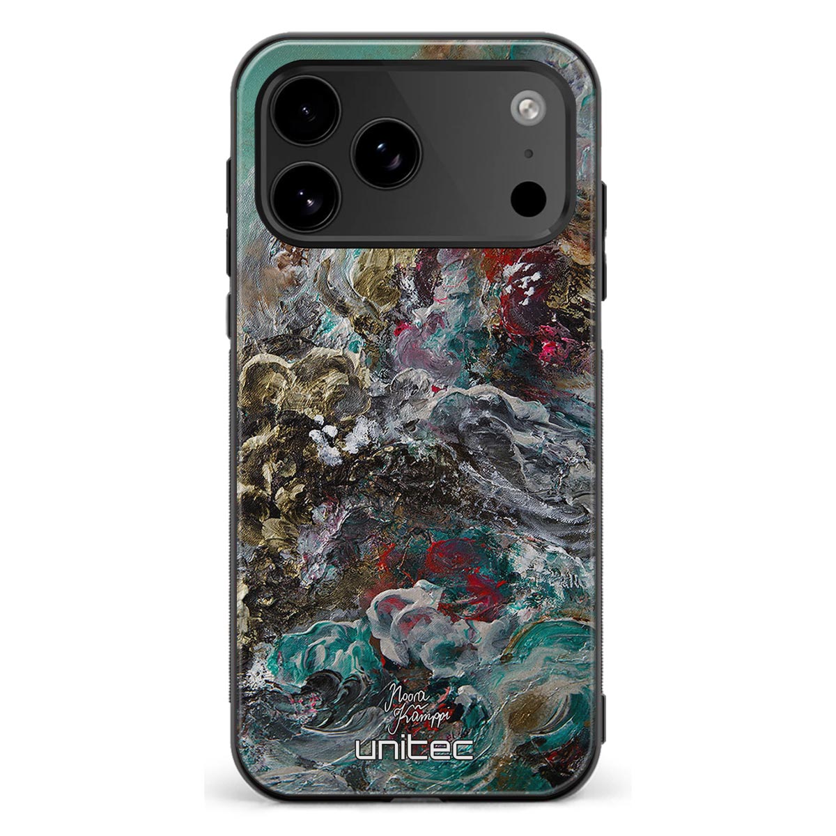 iPhone 18 Pro modern art suojakuoret - Heart Knows - Noora Kämppi