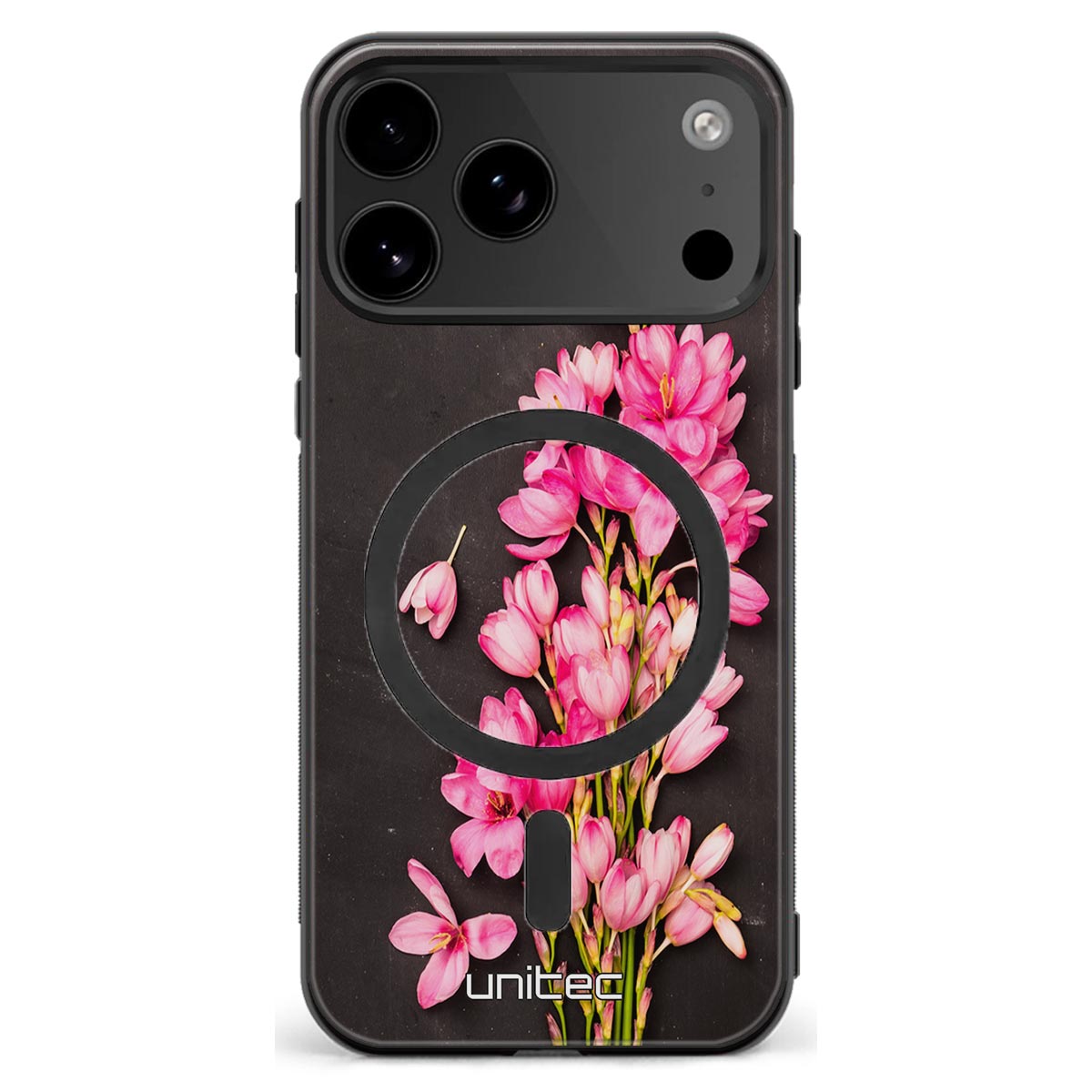 iPhone 18 Pro kukka suojakuoret - Pink Flowers
