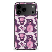 iPhone 18 Pro suojakuoret - Purple Teddy Bear